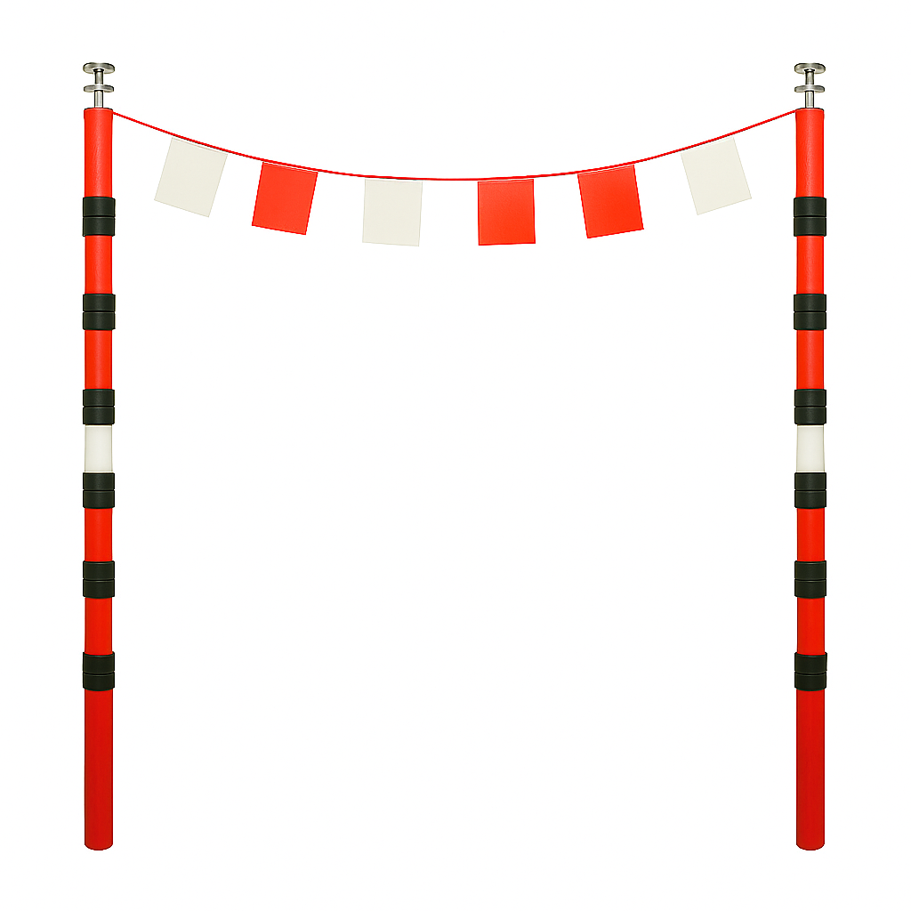 GS6 Telescopic Poles & Bunting Pack 1