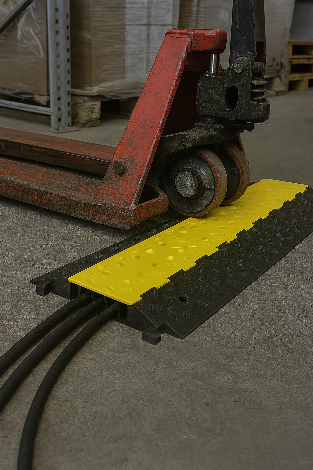 Heavy-Duty 3 Channel External Cable Protector Ramp 2