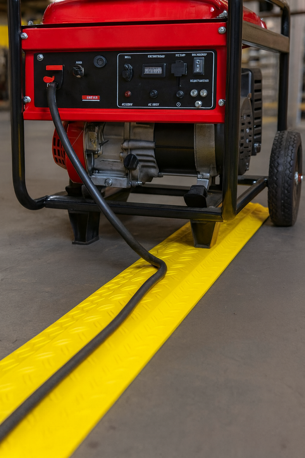 Heavy-Duty 5-Channel Hose & Cable Protector Ramp 1