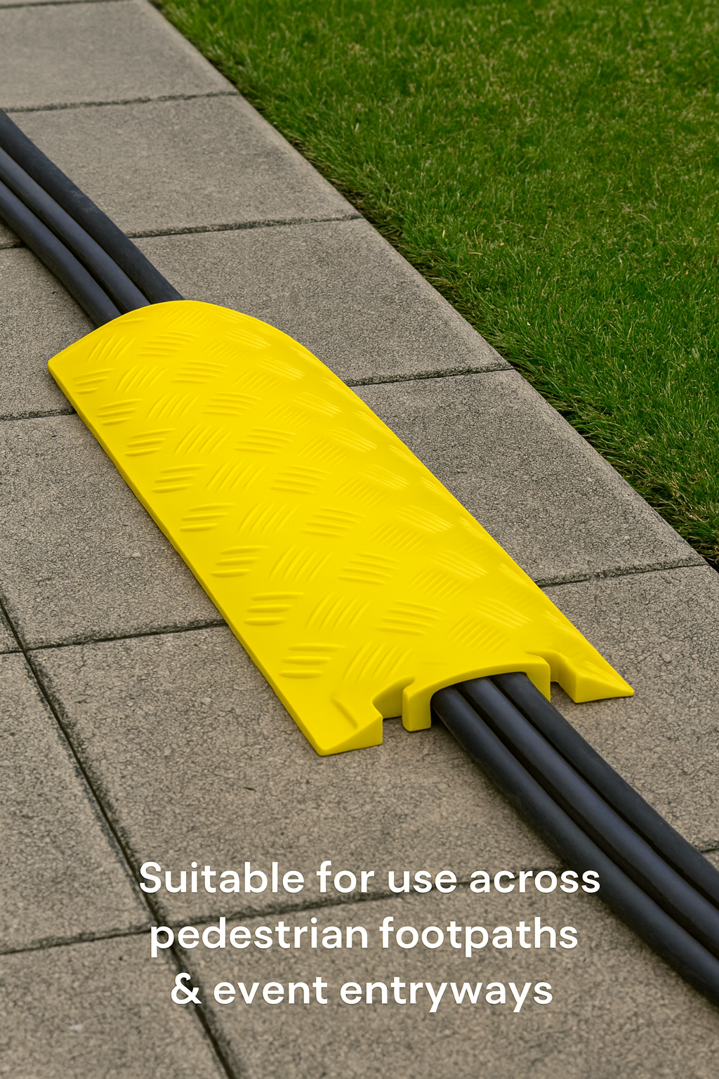 Heavy-Duty 5-Channel Hose & Cable Protector Ramp 2