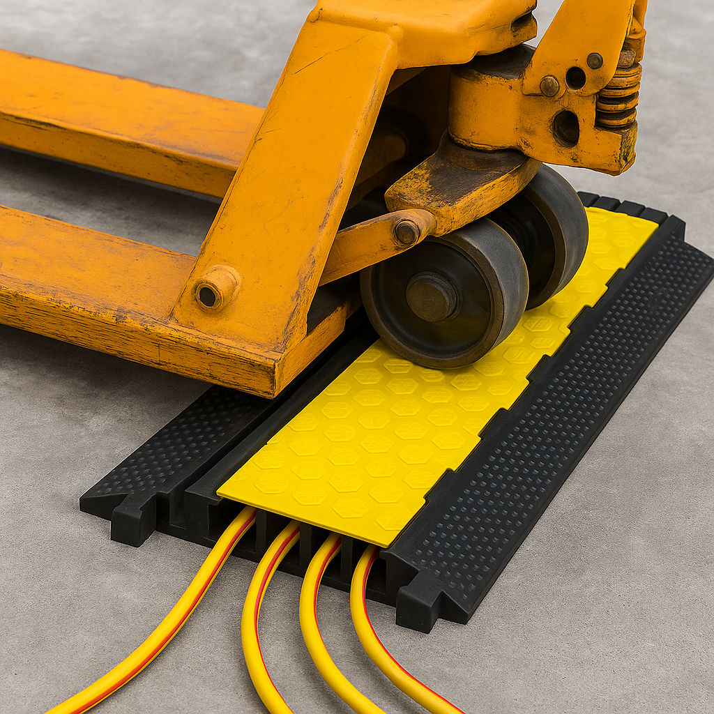 Heavy-Duty 5 Channel Cable Protector Ramp 1