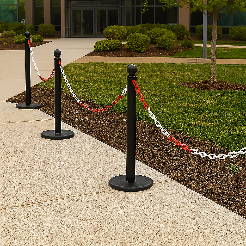 Heavy-Duty 6mm Galvanised Steel Barrier Chain 1