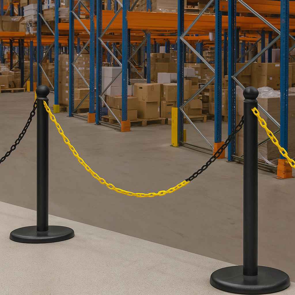 Heavy-Duty 6mm Galvanised Steel Barrier Chain 3