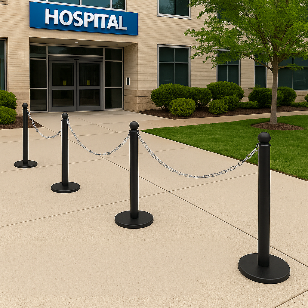 Heavy-Duty 8mm Galvanised Steel Barrier Chain 1