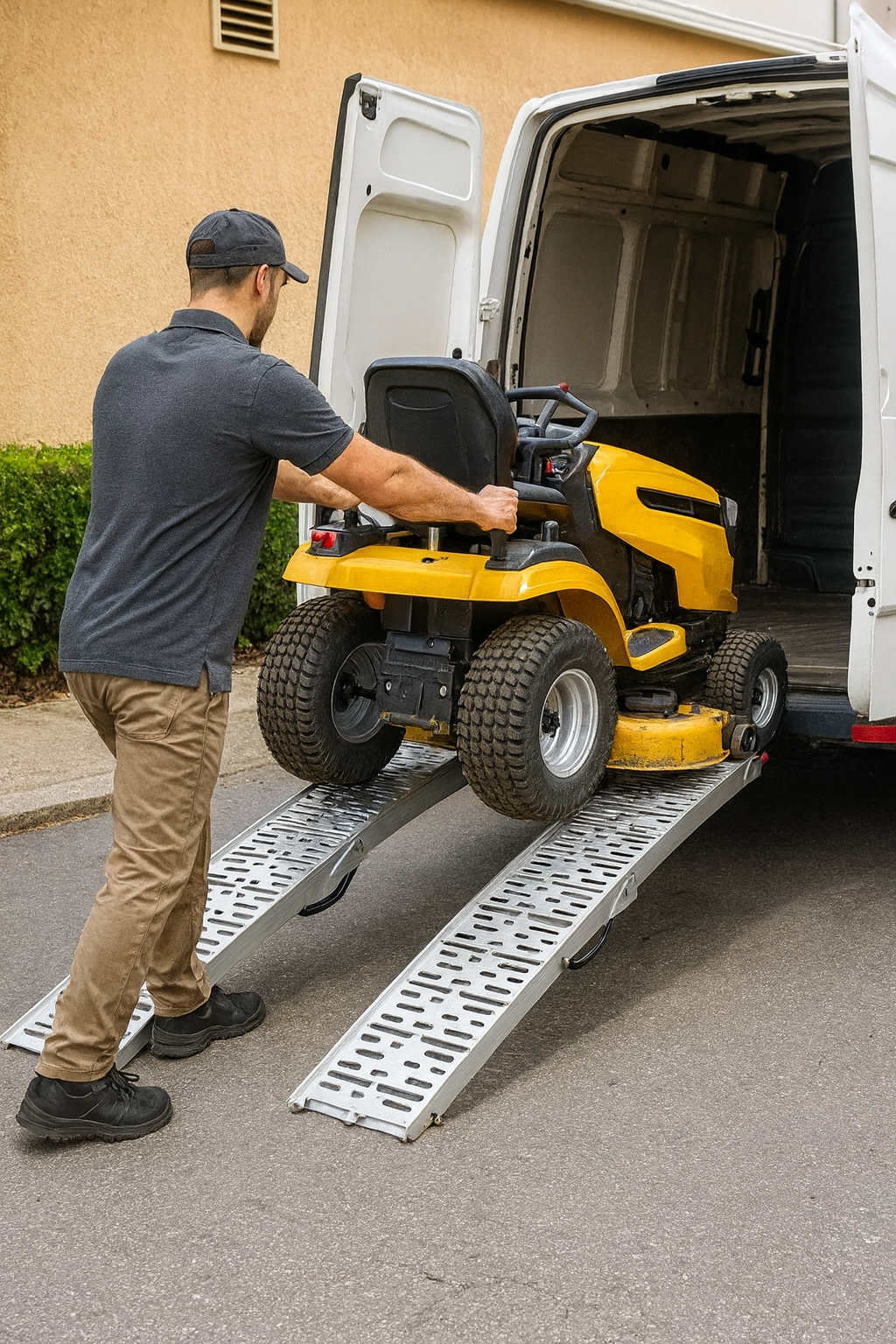 Heavy-Duty Dual-Support Loading Ramp 1