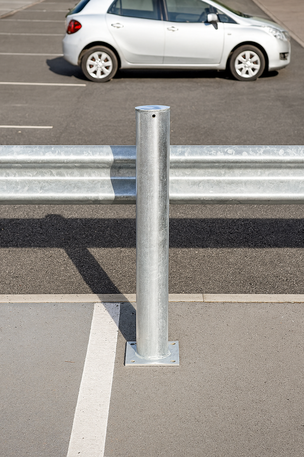 Heavy-Duty Galvanised Steel Bollard (48mm–219mm) 1