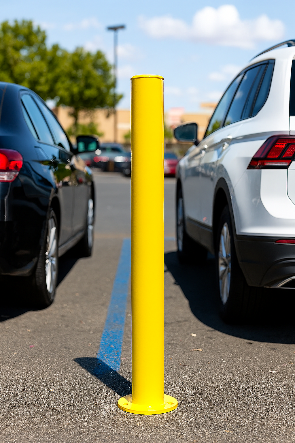 Heavy-Duty Galvanised Steel Bollard (48mm–219mm) 2