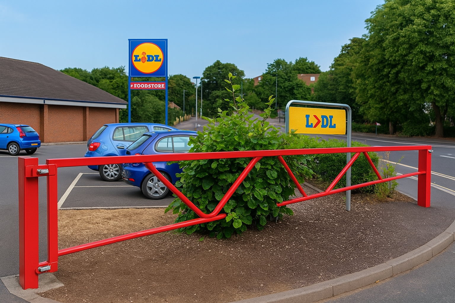 Heavy-Duty Manual Swing Gate – Secure Industrial 1