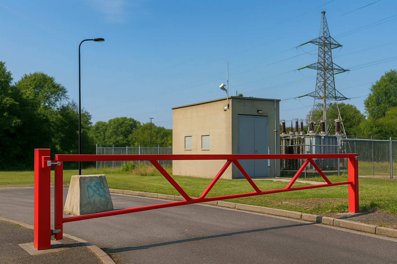 Heavy-Duty Manual Swing Gate – Secure Industrial 2