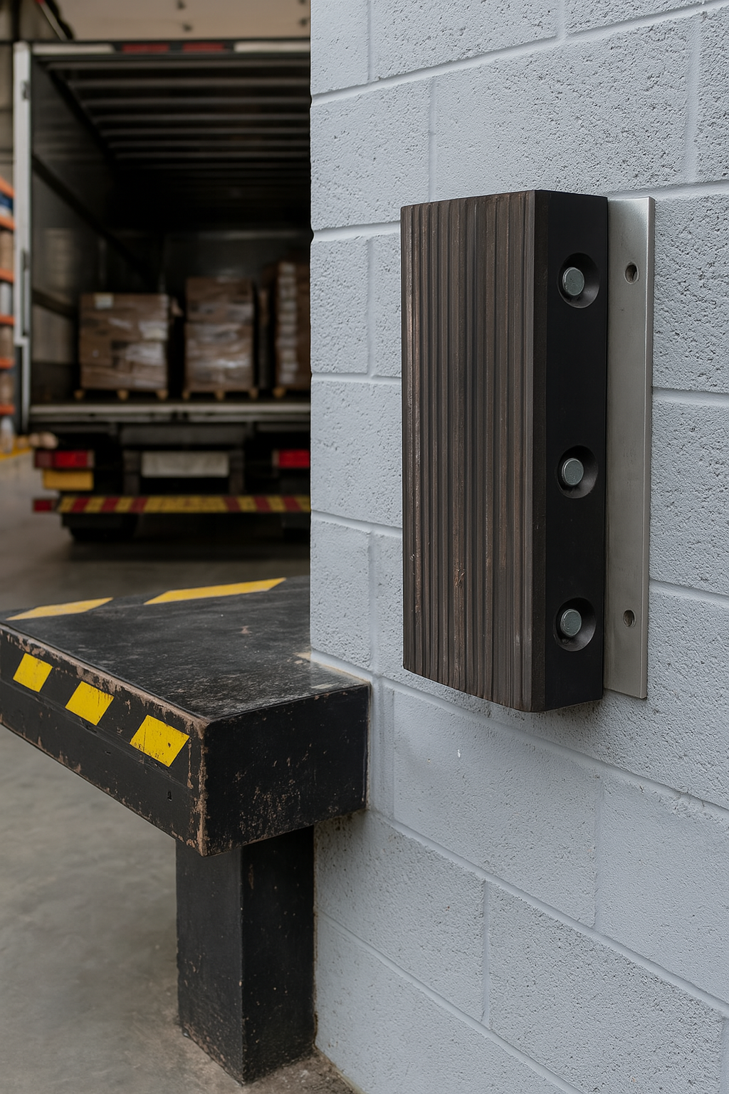 Heavy-Duty Poly Laminated Rubber Dock Bumper 1