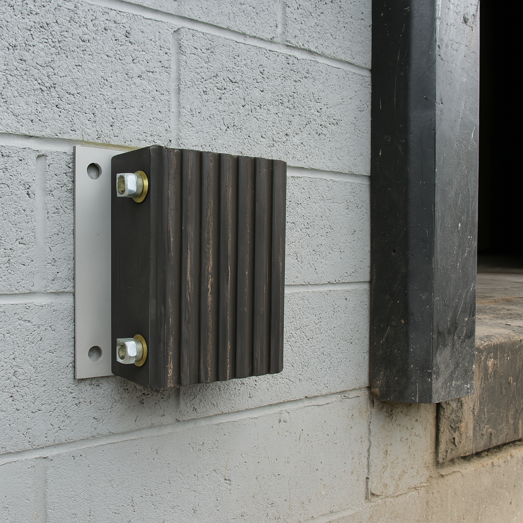 Heavy-Duty Poly Laminated Rubber Dock Bumper 4