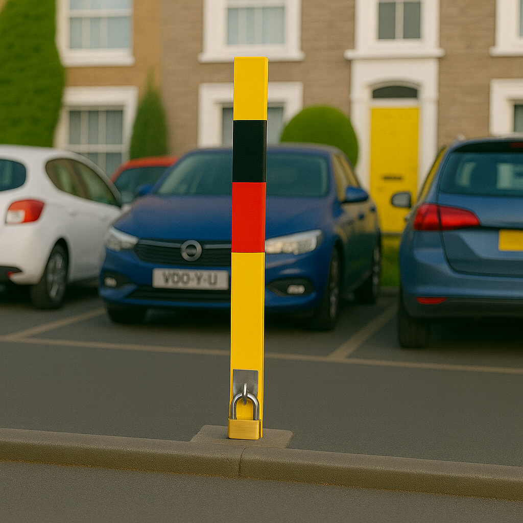 Heavy-Duty Removable Parking Security Post with Lock 3