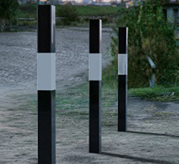 Heavy-Duty Square Fixed Bollard – 1000mm Height – 50-150mm Width 1