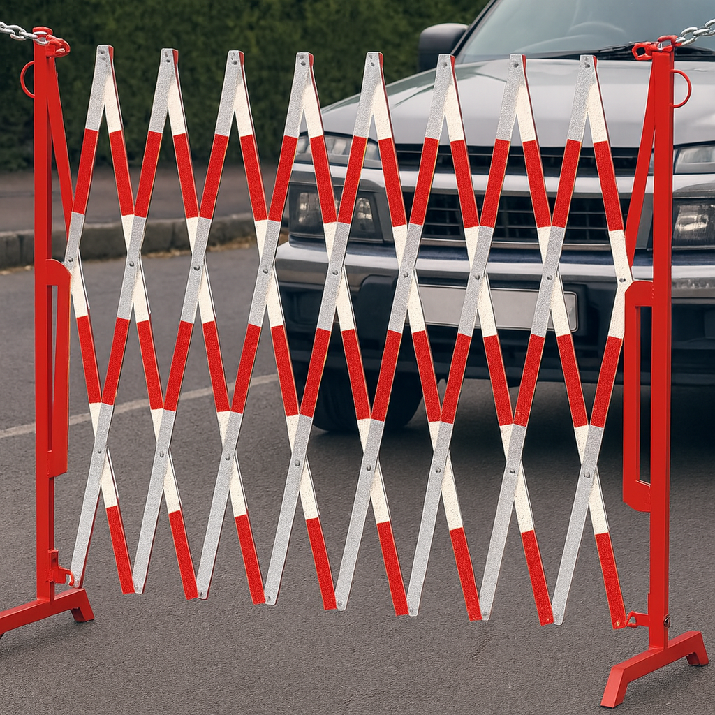 Heavy‑Duty Extendable Trellis Safety Barrier 3