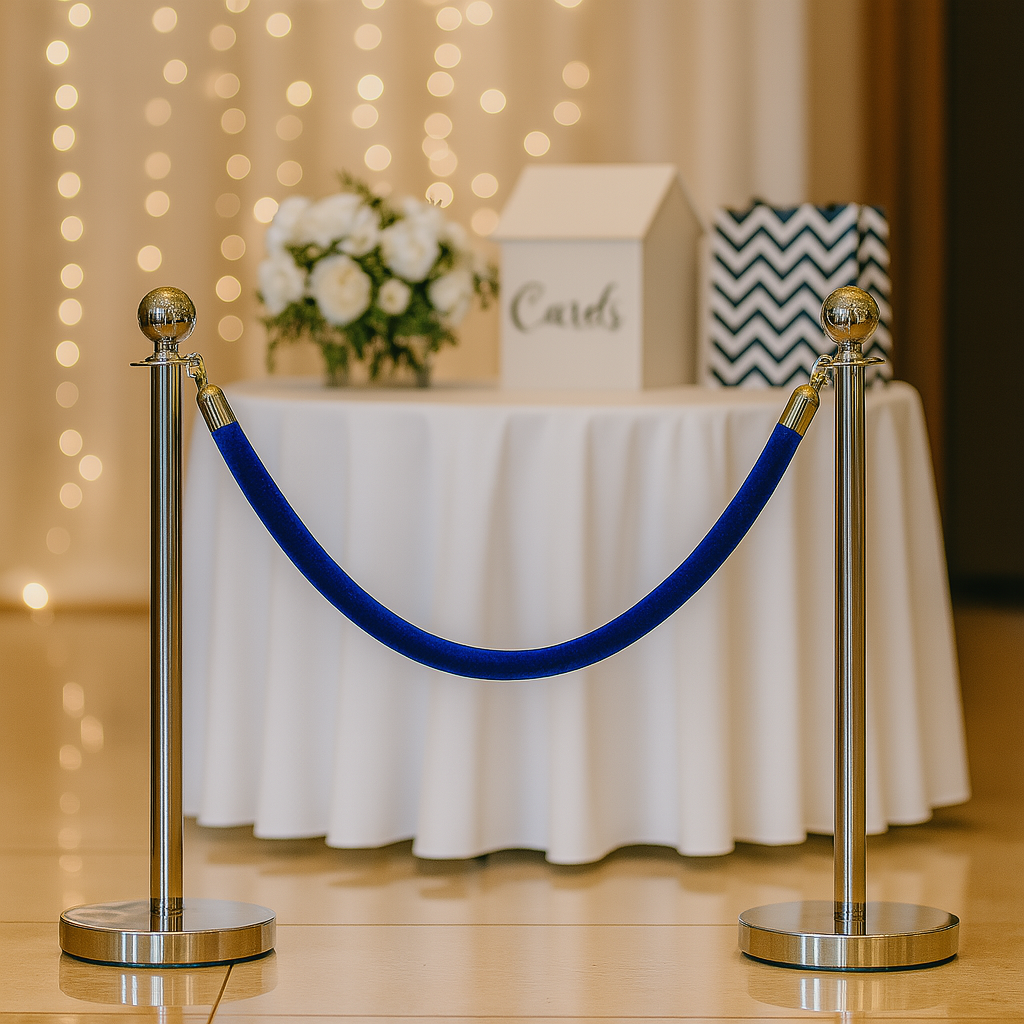 Here’s a high-converting and SEO-optimized version of the product title and description for the Queue Control Velvet Rope Barrier 2