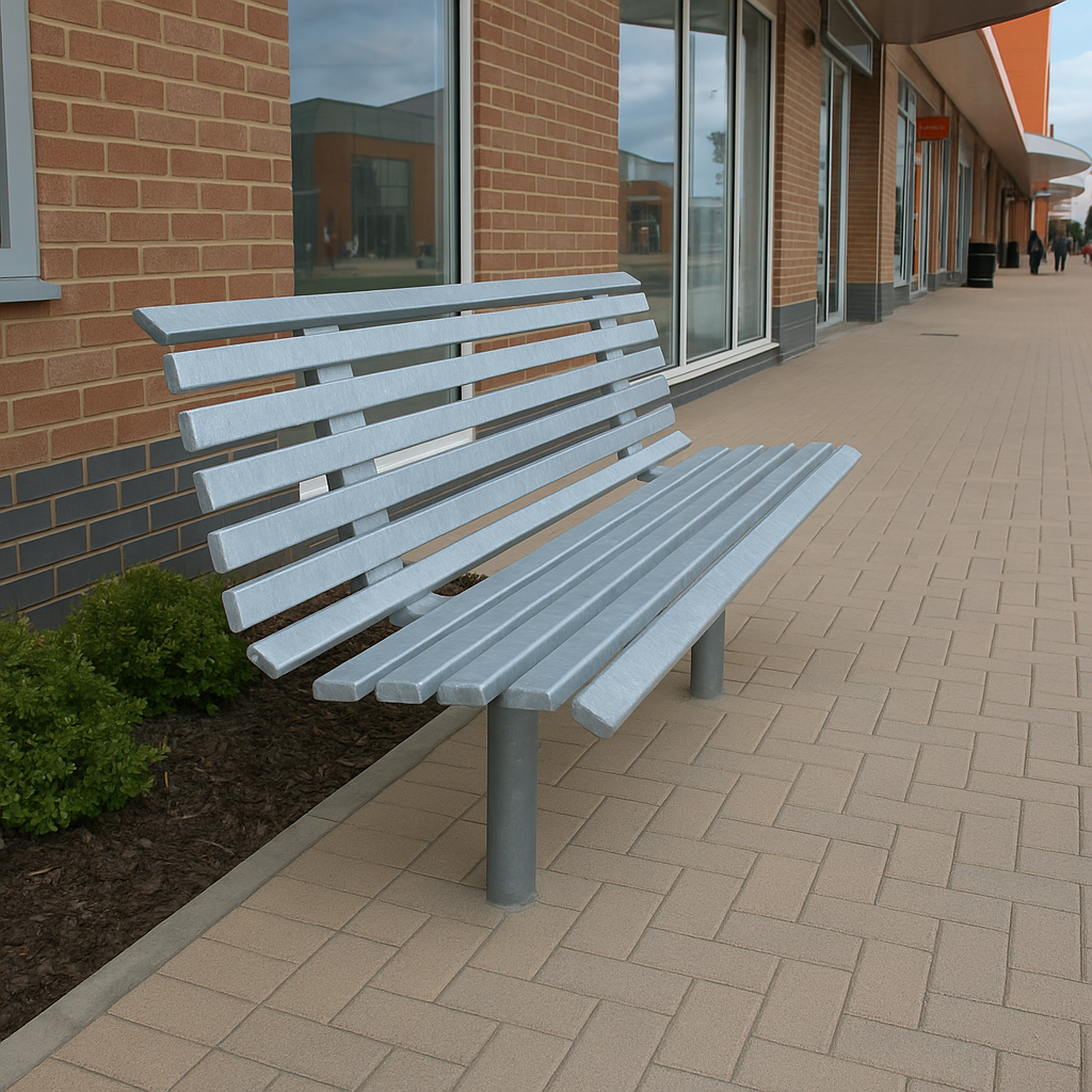 Metrosiq 1800mm Urban Outdoor Bench 1