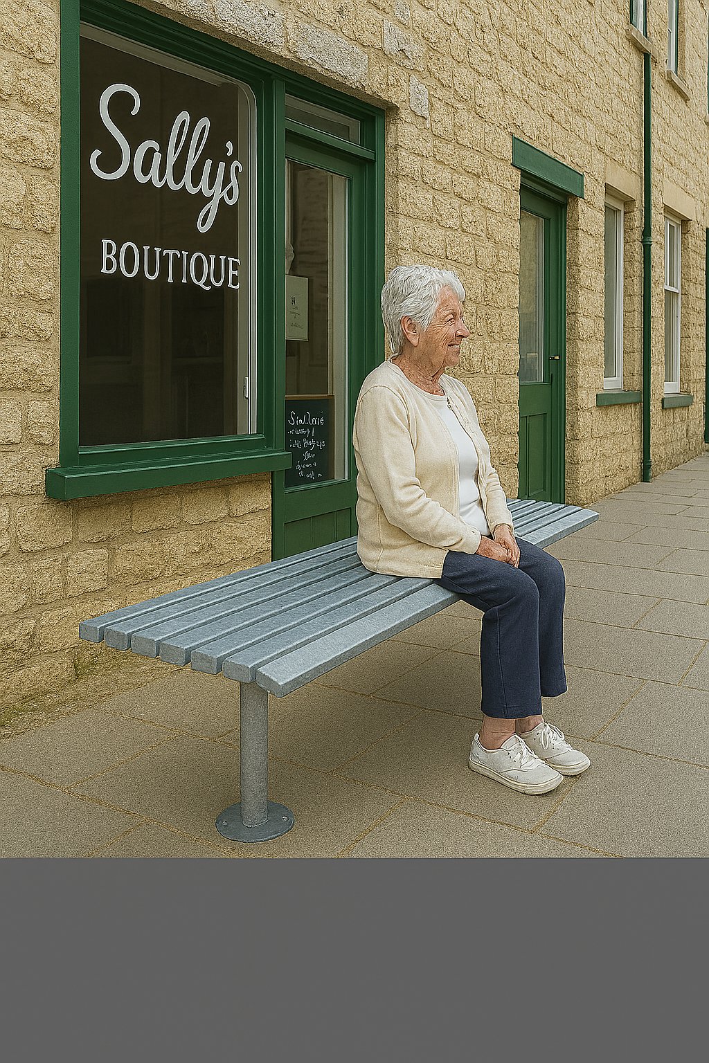 Metrosiq 1800mm Urban Steel Bench 1