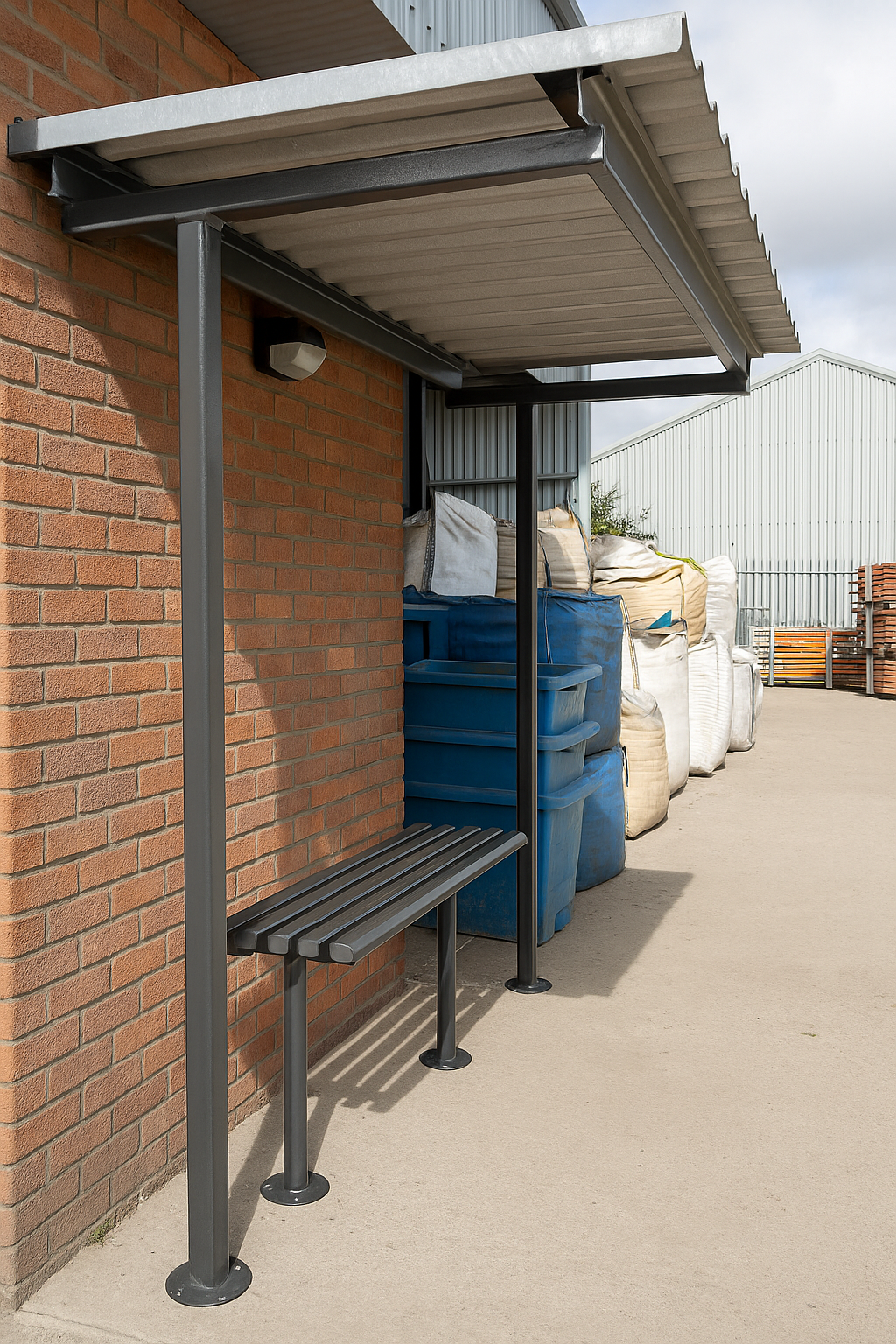 Metrosiq Wall-Mounted Perch Bench 1