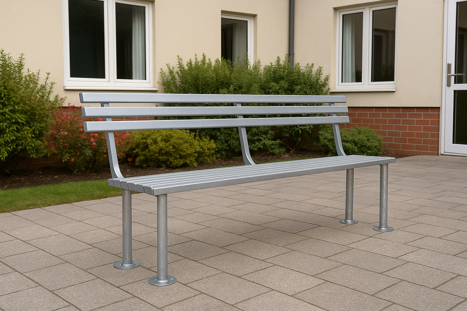 ModuForge 1800mm Galvanised Steel Seat 1