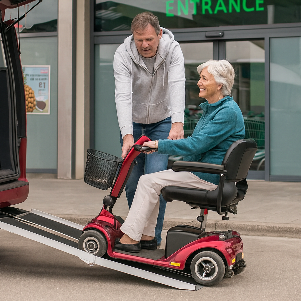 Portable Vehicle Ramp for Mobility Scooters 1