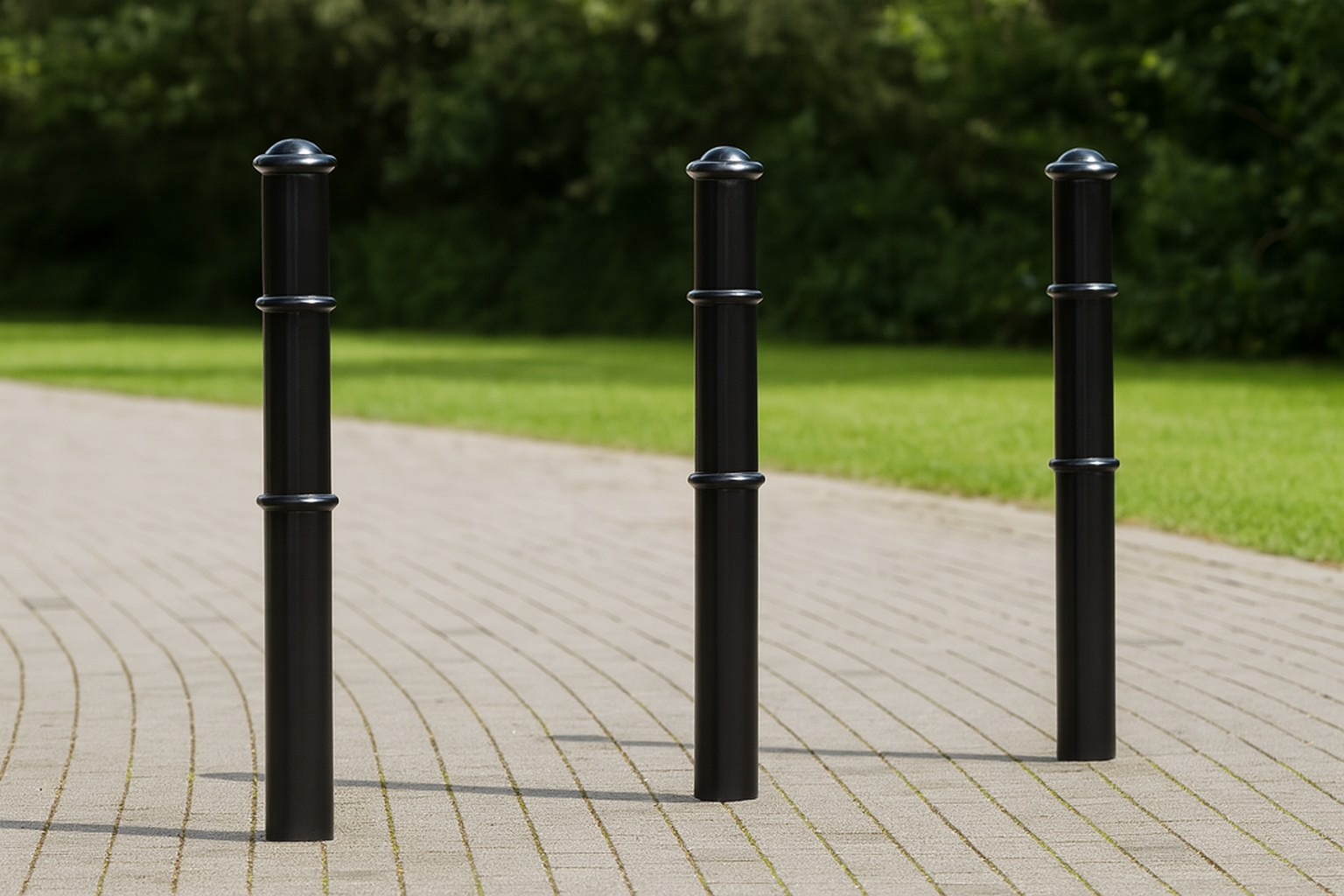 Premium 1000mm Ornamental Steel Bollard 4