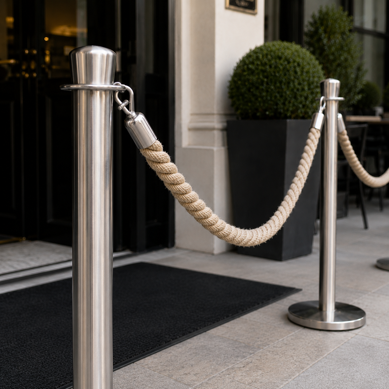 Premium Polyhemp Barrier Rope with Snap Ends for Professional Use