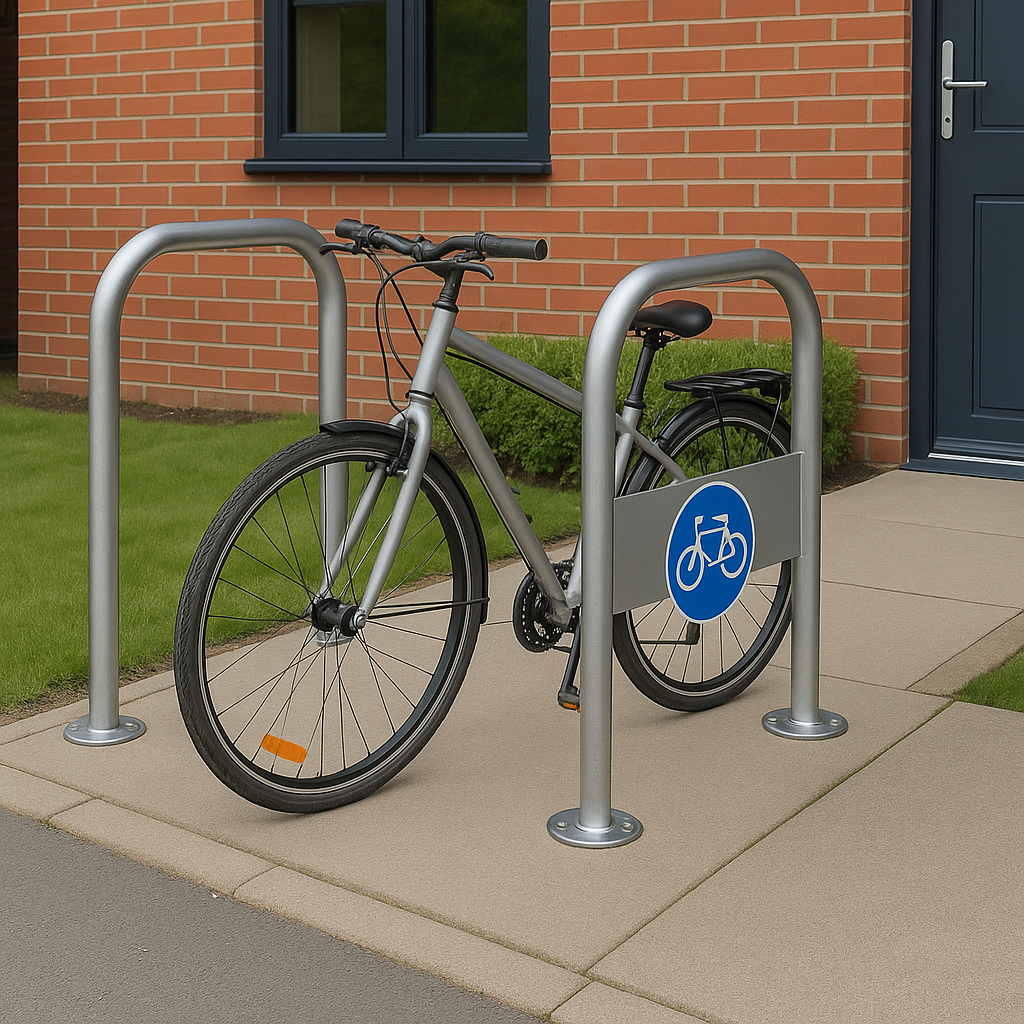 Premium RevoPort Cycle Stand with Integrated Signage 3