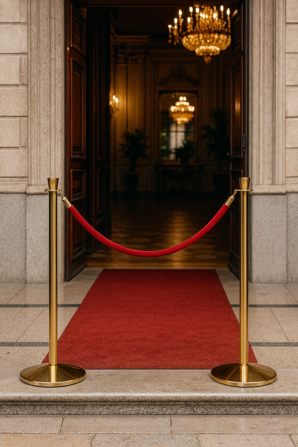 Prestige Heavy-Duty Metal Queue Barrier Post 1