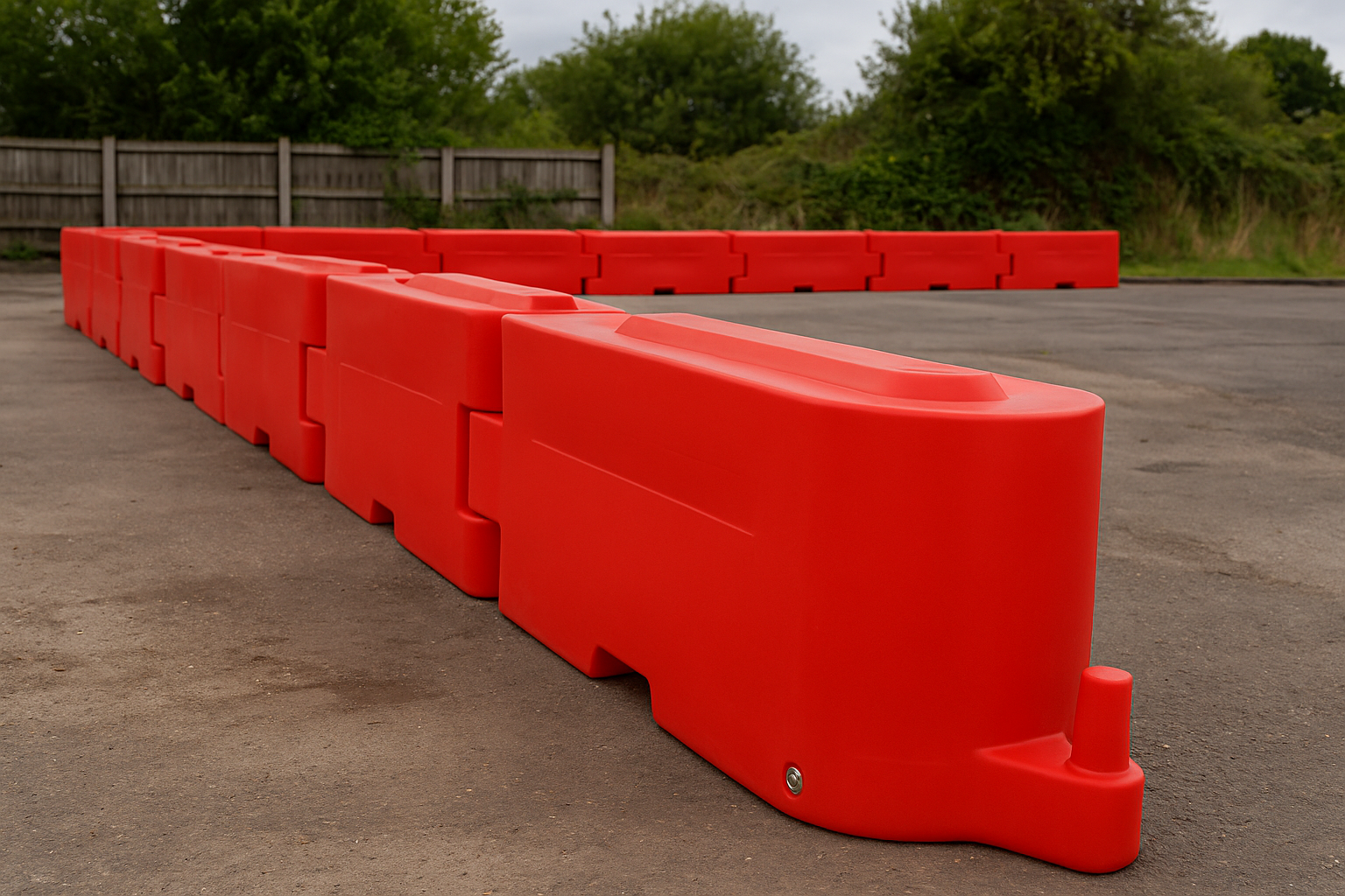 RB1500 Water-Filled Motorsport Track Barrier – Heavy-Duty Safety 1