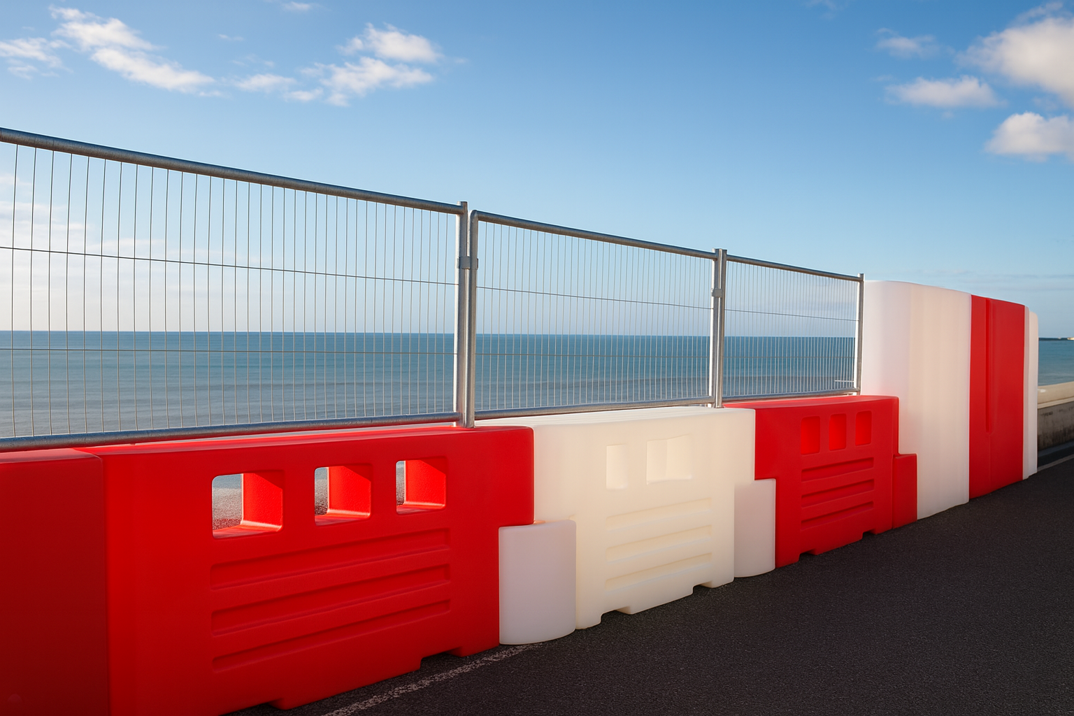 RB2000 Water-Filled Barrier Front & End Stop Section 1