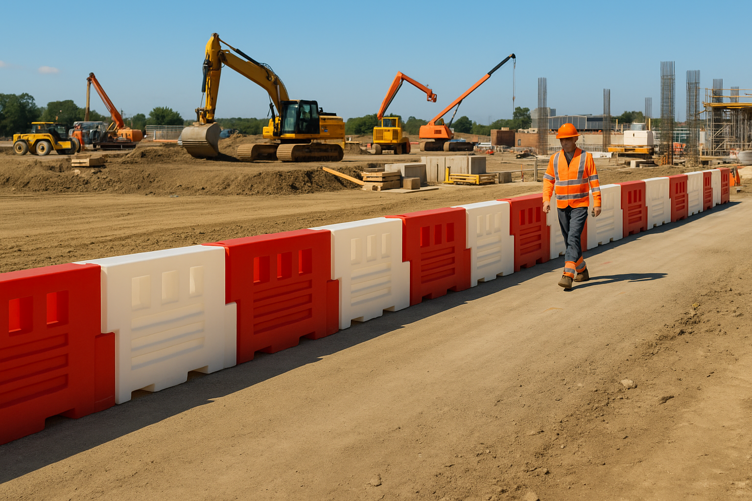 RB2000 Water-Filled Barrier Front & End Stop Section 2