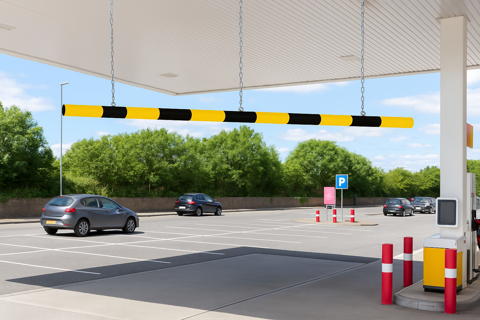 Round Height Bar with 3m Chain 1