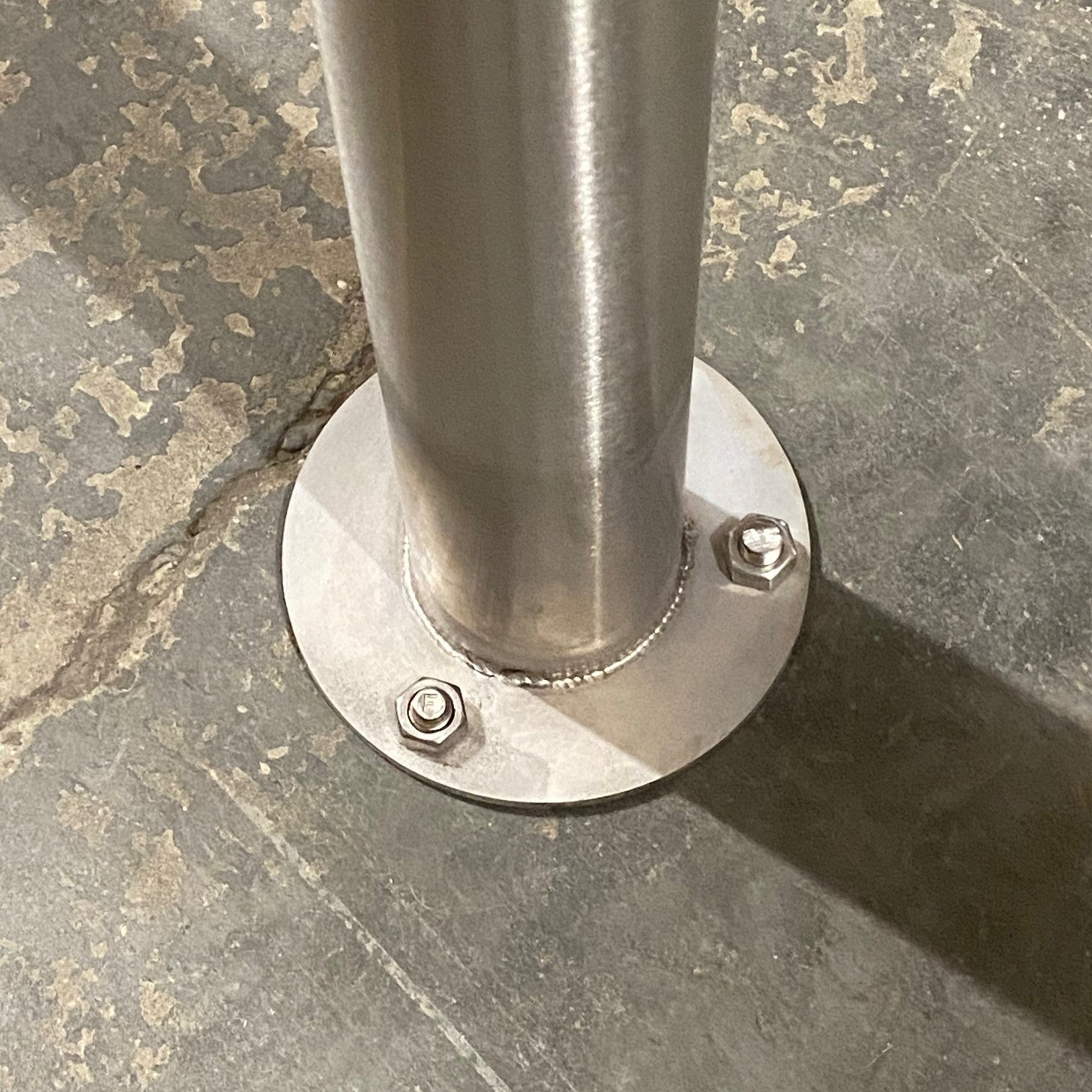 Premium Stainless Steel Round Bollard (48mm–204mm) – 1000mm Height | Fixed Traffic & Access Control Barrier