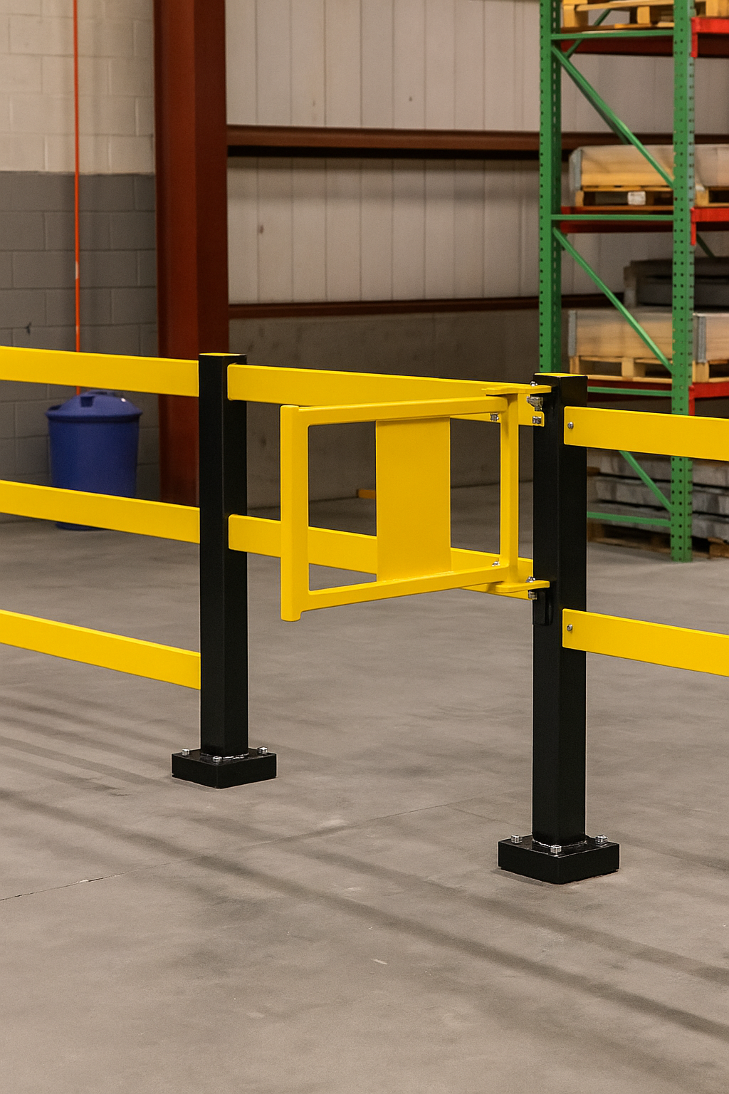 Secure Access Gate for Hybrid Railing Systems 1
