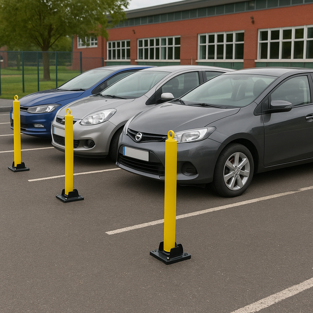 Secure Fold-Down Parking Post 1