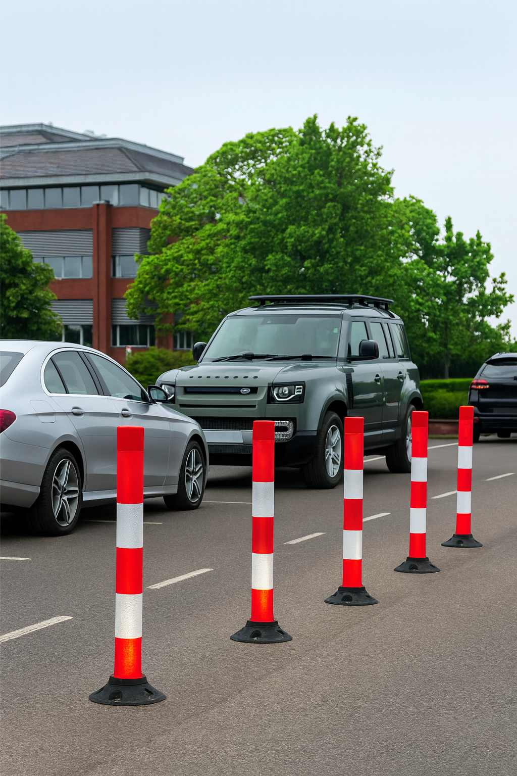 Self-Righting Flexible Traffic Post 1