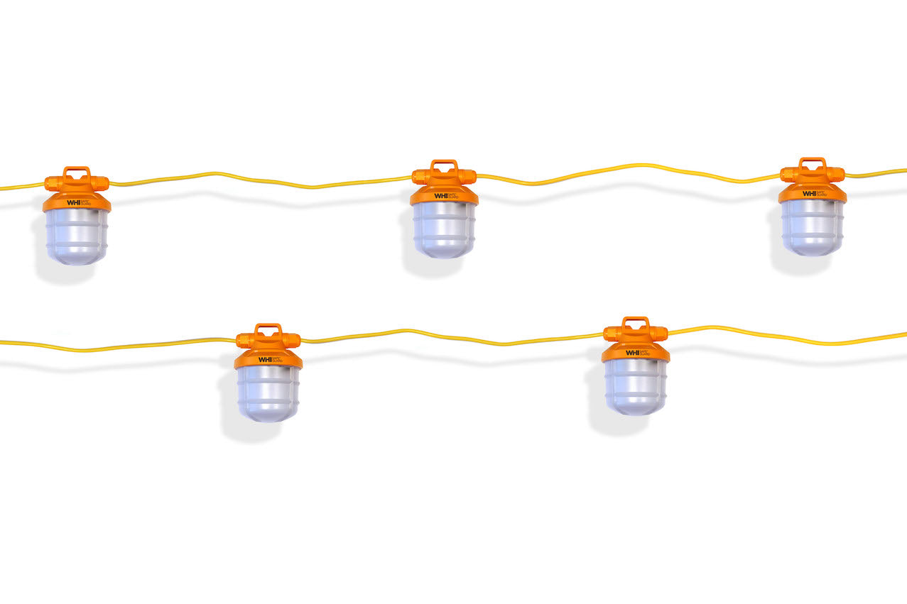 110V Industrial-Grade LED Festoon String Lights – IP67 Rated | 5 or 10 Lamps | Samsung LEDs