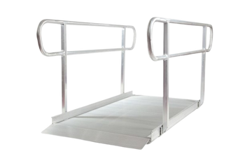 Secure and Reliable Wheelchair Ramp with Handrails (3ft - 12ft) for Easy Access