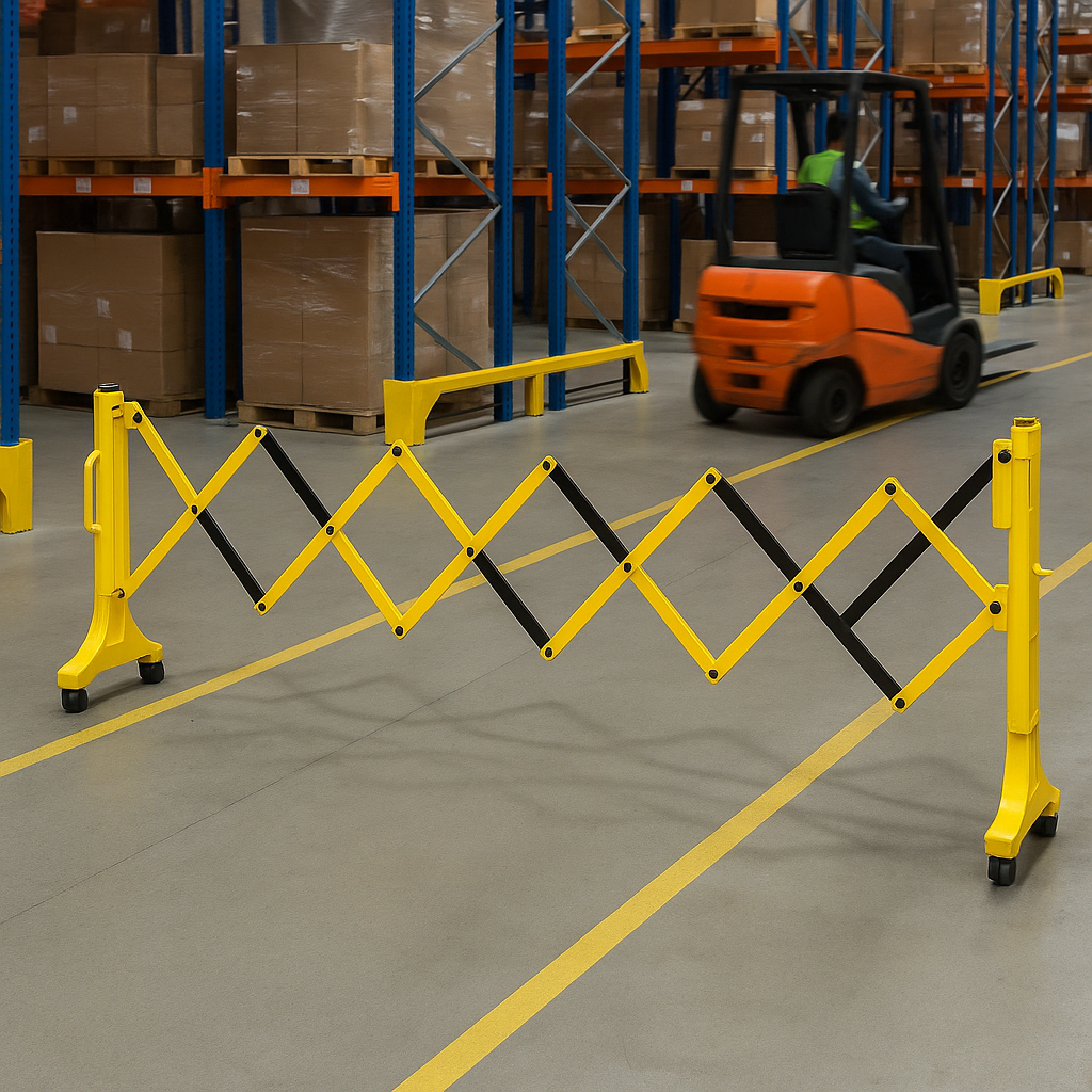 Terminal Expandable Safety Barrier 1