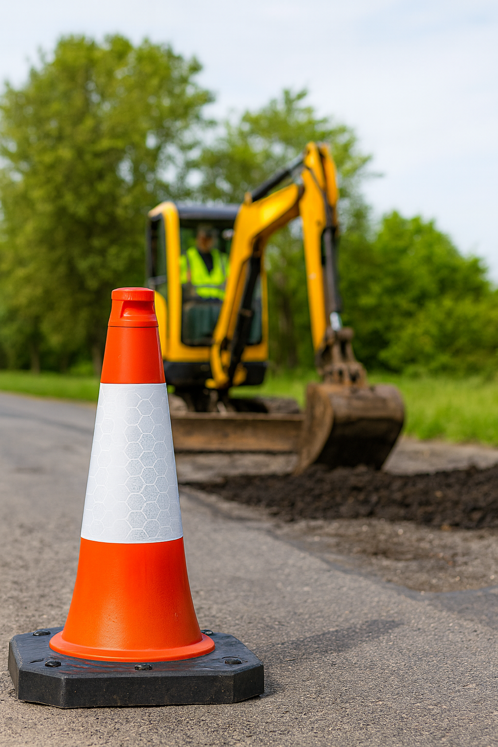 Traffic-Line TC1 750 mm Reflective Traffic Cone 1