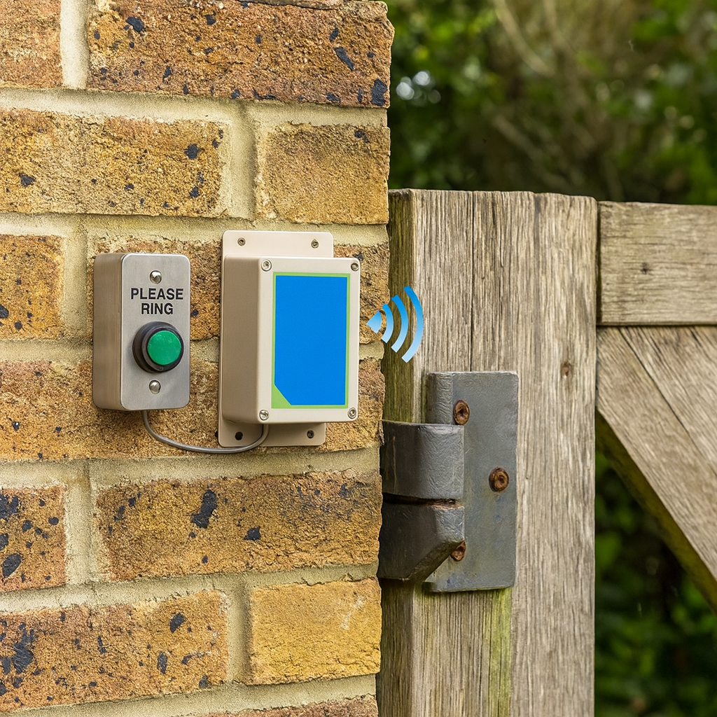 Weather-Resistant Wireless Doorbell with “Please Ring” 1