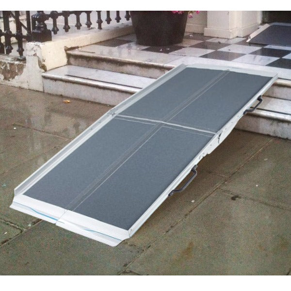 Heavy-Duty 6-9 ft Multi-Fold Vehicle Wheelchair Ramp — Ultra-Strong, Compact & Easy-Store Access Aid