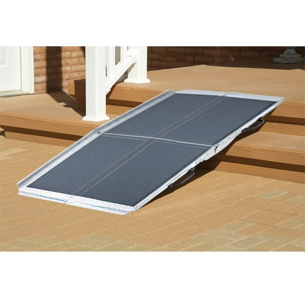 Heavy-Duty 6-9 ft Multi-Fold Vehicle Wheelchair Ramp — Ultra-Strong, Compact & Easy-Store Access Aid