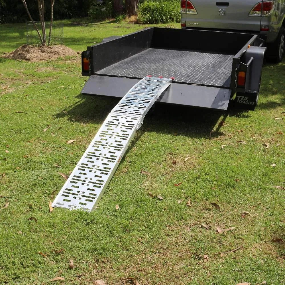 Heavy-Duty Dual-Support Loading Ramp – 2200 mm × 285 mm | Superior Stability for ATVs, Motorcycles & Off-Road Use