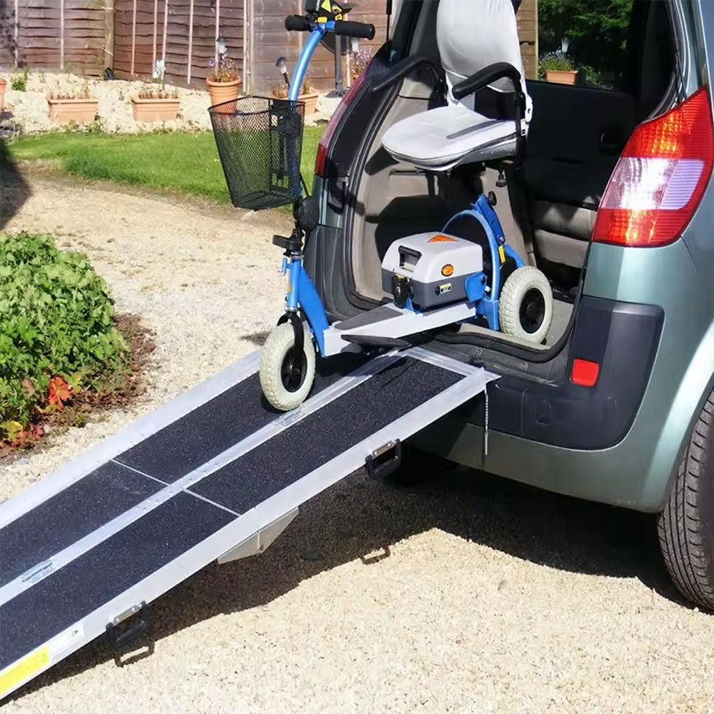 Heavy-Duty Multi-Fold Wheelchair Ramp 4-10 ft | Vehicle Access Made Easy & Safe