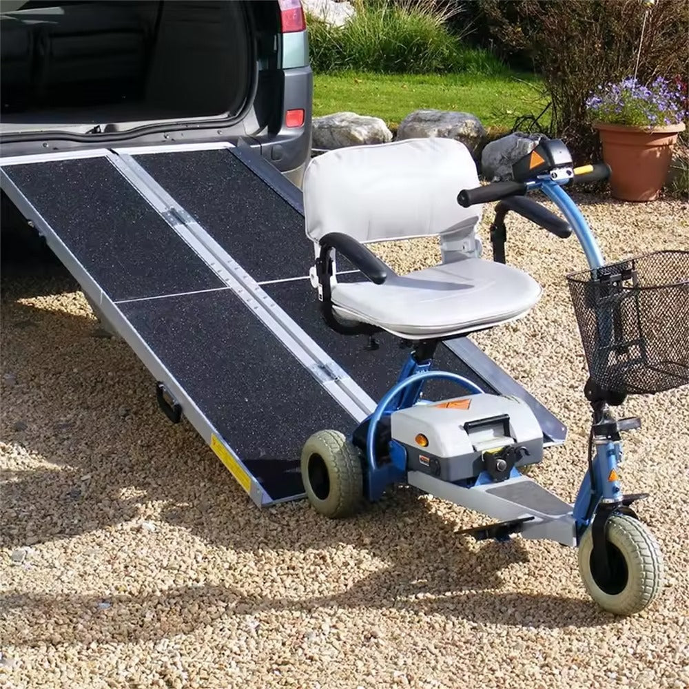 Heavy-Duty Multi-Fold Wheelchair Ramp 4-10 ft | Vehicle Access Made Easy & Safe