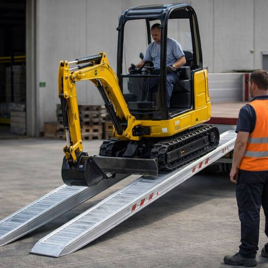 Aluminium Loading Ramps – 2500mm x 300mm – 2510kg Capacity – Professional Use