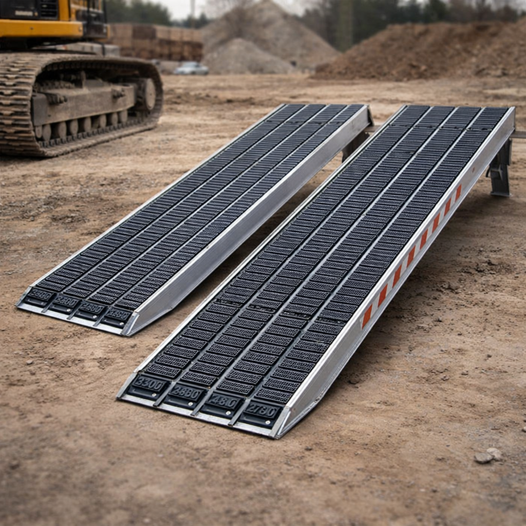 Industrial Grade Ramps – 3500mm x 480mm – Heavy Duty – Steel Tracked Vehicles
