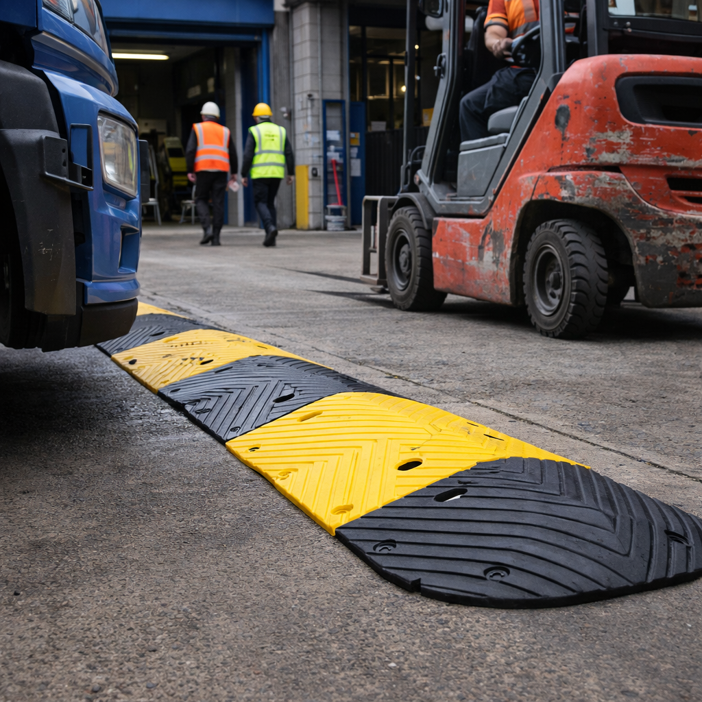 Speed Bump Kit – 75mm High x 2000mm Length – High-Visibility – Commercial