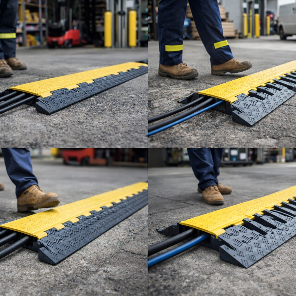 Cable Protectors – Heavy Duty – 1-5 Channels – Industrial Grade